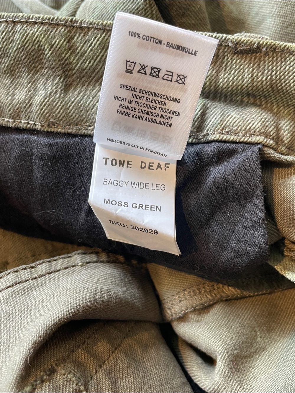 Tone Deaf baggy wide leg jeans - Picture 8 of 8